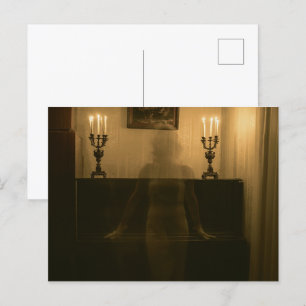 Horror geesten in de kamer briefkaart