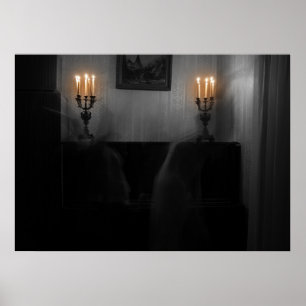 Horror geesten in de kamer poster