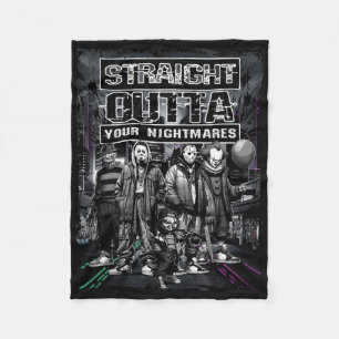 Horror Halloween Scary Straight Outta Scar Fleece Deken