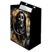 Horror Halloween Scream Spooky Seizoen Medium Cadeauzakje (Voorkant Gekanteld)