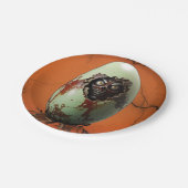 Horror Hatching Papieren Bordje (Gekanteld)