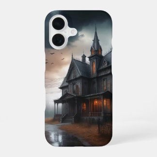 Horror huis modern iPhone 16 hoesje