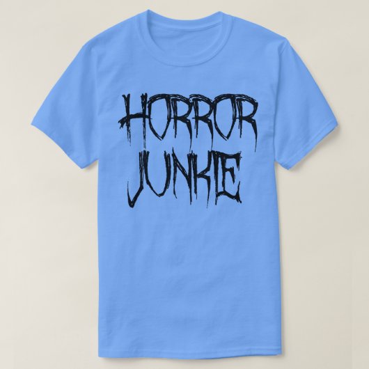 Horror Junkie T-shirt (Design voorkant)