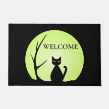 Horror Kat Halloween Deurmat