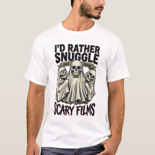Horror Knuffel Shirt Grappige Schedel Geest Film N