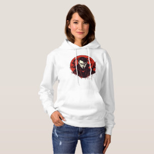 Horror met rode ogen hoodie