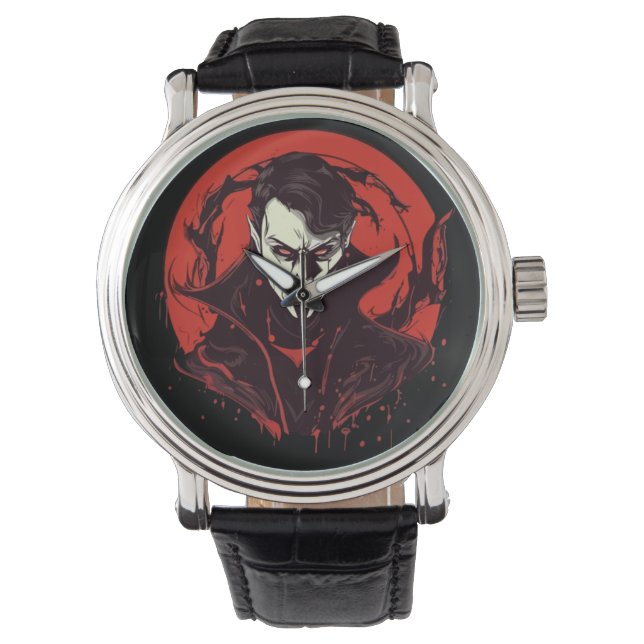 Horror met rode ogen horloge (Voorkant)