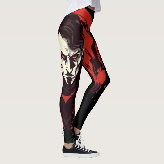 Horror met rode ogen leggings (Rechts)