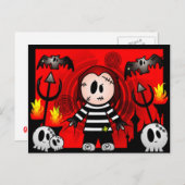 Horror Monster 5 Briefkaart (Voorkant / Achterkant)