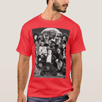 Horror Monsters retro meisje retro T-shirt