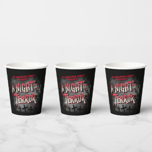 Horror Movie Adult Persoonlijke Halloween Papieren Bekers