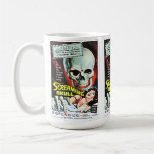 Horror Movie Cult Classic Screaming Skull  Koffiemok