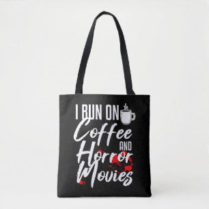 Horror Movie Fan Coffee Drinker Gift Draagtas