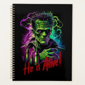 Horror Movie Frankenstein Monster, Halloween Planner (Voorkant)