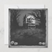 Horror Movie Poster Halloween Party Invitation (Dos)