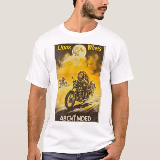 Horror Movie Poster voor Leeuwen op Wielen T-shirt