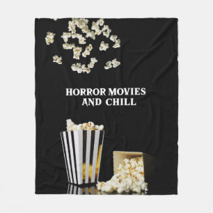 Horror Movies en Chill   Fleece Gothic Blanket Deken