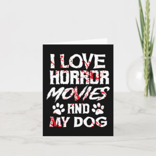 Horror movies Scary Film laat halloween ventilator Kaart