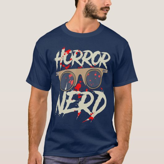 Horror Nerd Horror Movie girl T-shirt (Voorkant)