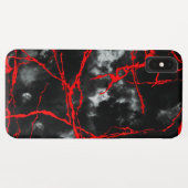 Horror Night Gothic - zwart-wit, rood Case-Mate iPhone Case (Achterkant (horizontaal))