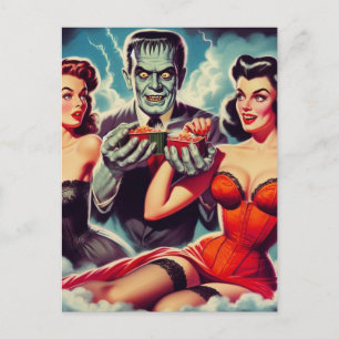 Horror Pin-ups Briefkaart