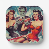  Horror Pin-ups Papieren Bordje (Voorkant)