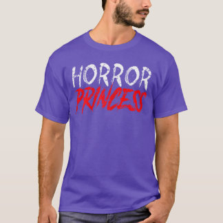Horror Princess Funny Halloween Scary Movies Girls T-shirt