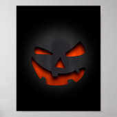 Horror Pumpkin Halloween Y, Funny Gift Poster (Voorkant)