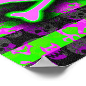 Horror Punk Skull Poster (Hoek)