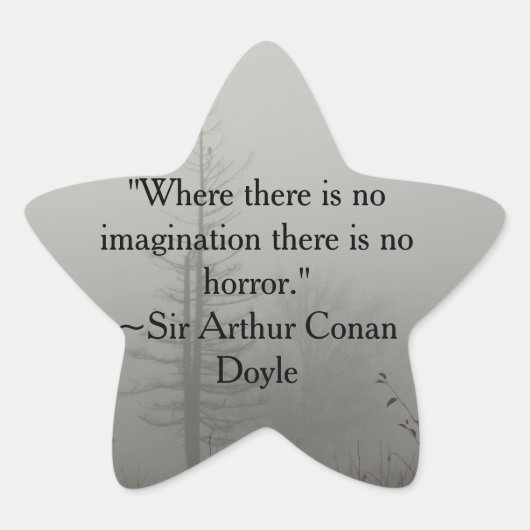 Horror Quote Sticker (Voorkant)