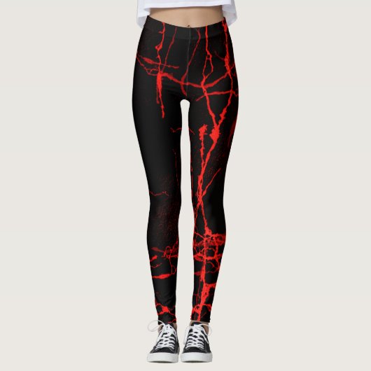 Horror Red Leggings (Voorkant)