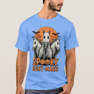Horror Retro Griezeldroompaarden Boe Geesten H T-shirt
