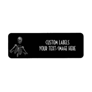 Horror Skeleton 2 Etiket
