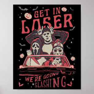 Horror Spooky Movie Lover Retro Halloween Poster