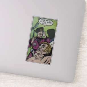 Horror  strips   60s Retro-stripboeken Sticker