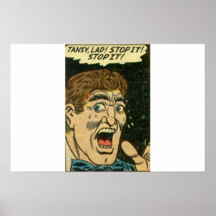 Horror  strips   Klassiek stripboek Poster