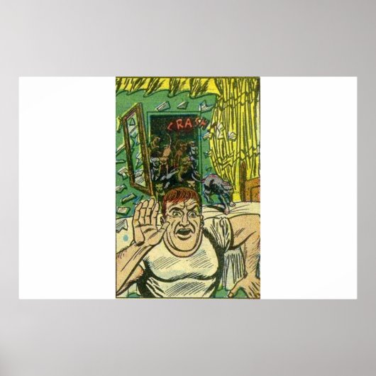 Horror  strips | Scary classic comic book Poster (Voorkant)