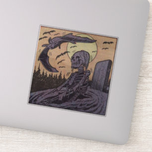 Horror strips uit de jaren '90 voor stripverhalen sticker