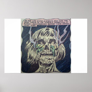 Horror  strips van 40 jaar   klassiek en retro poster