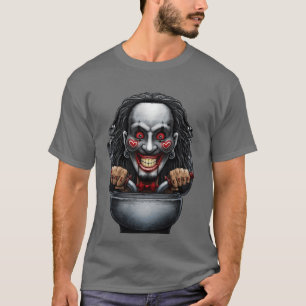 Horror toilet Monster 11 jongen T-shirt