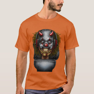 Horror toilet Monster 52 meisje T-shirt
