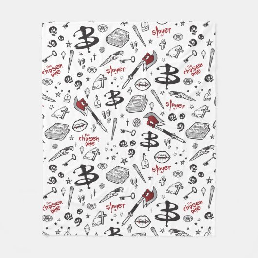 Horror TV Vampire Slayer Theme Fleece Deken (Voorkant)