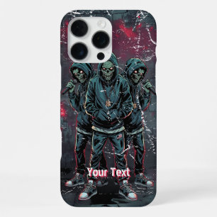 Horror Urban Zombie Rappers Groep Halloween Cadeau iPhone 16 Pro Max Hoesje