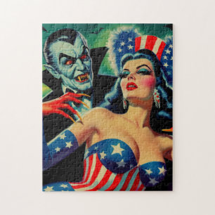 horror vampier meisje legpuzzel