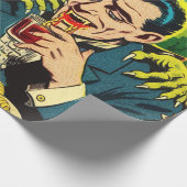  horror vampier strips cadeaupapier (Hoek)