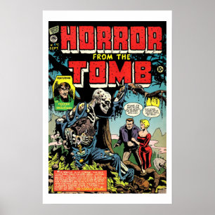 Horror van het Comic Book Hoesje Poster van Tomb