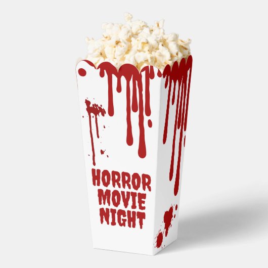 Horrorfilm Night Bloody Popcorn Bedankdoosjes (Popped)