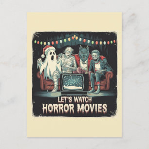 Horrorfilms Ghost Mummy Weerwolf Zombie Briefkaart