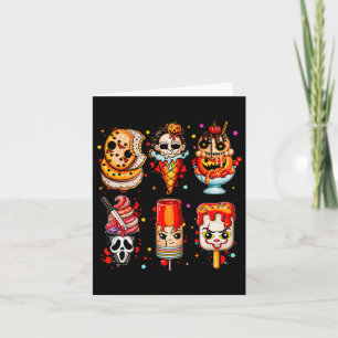 Horrorfilms Zomer Popsicle Halloween Ijs Kaart