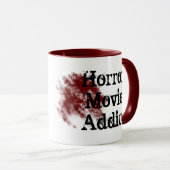 horrorfilmverslaafde mok (Voorkant rechts)